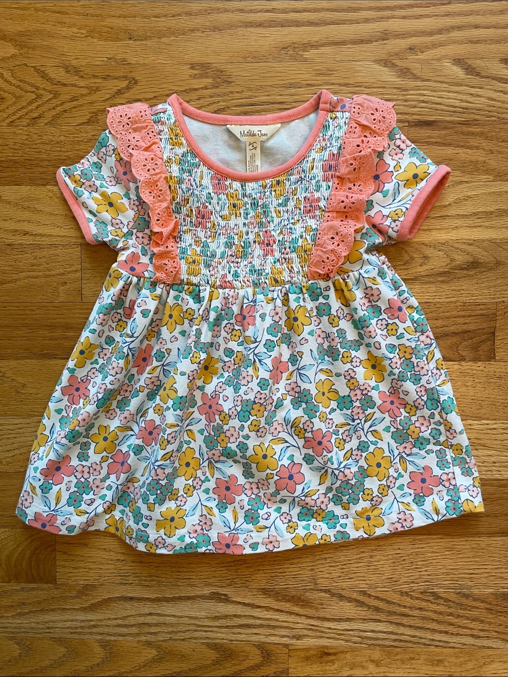 Matilda Jane Dream Chasers Smocked Floral Tunic